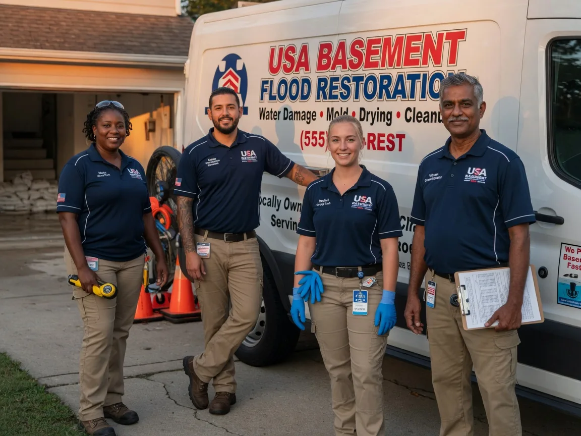 Basement Flood Cleanup company in Schriever, LA